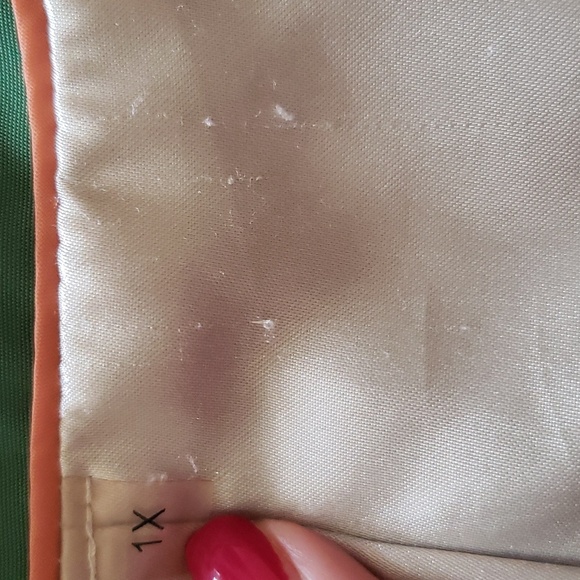 Calvin Klein Kelly Green Double Breasted Belted Trench Jacket / Coat Women's 1X - Picture 9 of 9